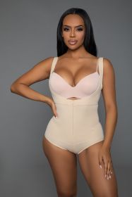 2375 Keep It Tight Bodysuit Shaper (Color: Nude, size: S/M)