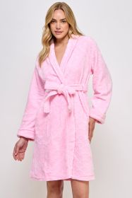 2490 Ariel Robe (Color: Pink, size: L/XL)