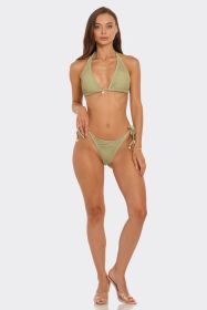 2527 Allegra Bikini Set (Color: Olive, size: S)