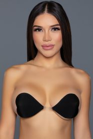 2314 Heart Fabric Cover Ups (Color: black, size: A)