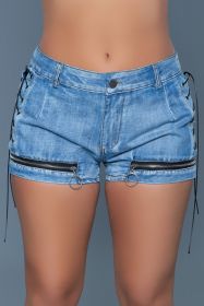 J26 Nowhere to Run Shorts (Color: Blue, size: M)