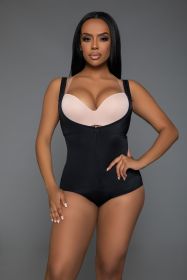 2375 Keep It Tight Bodysuit Shaper (Color: black, size: 3X/4X)