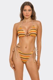 2713 Sunset Sorbet Bikini (Color: Multicolor, size: 3X)