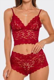 2789 Eye On You 2 Piece Set (Color: Burgundy, size: 3X)
