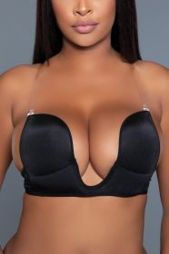 2329 U-Shape Bra (Color: black, size: D)