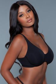 2216 Veronica Bra (Color: black, size: H)